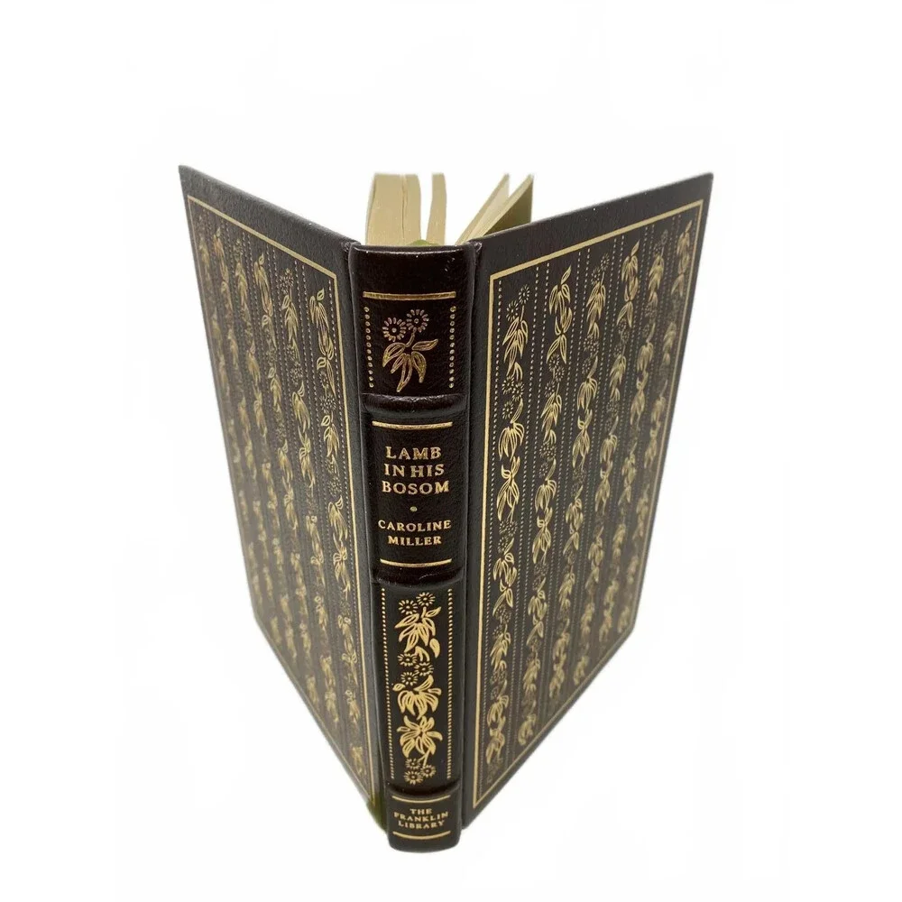 Lamb In His Bosom Caroline Miller 1978 Leather Bound Franklin Mint